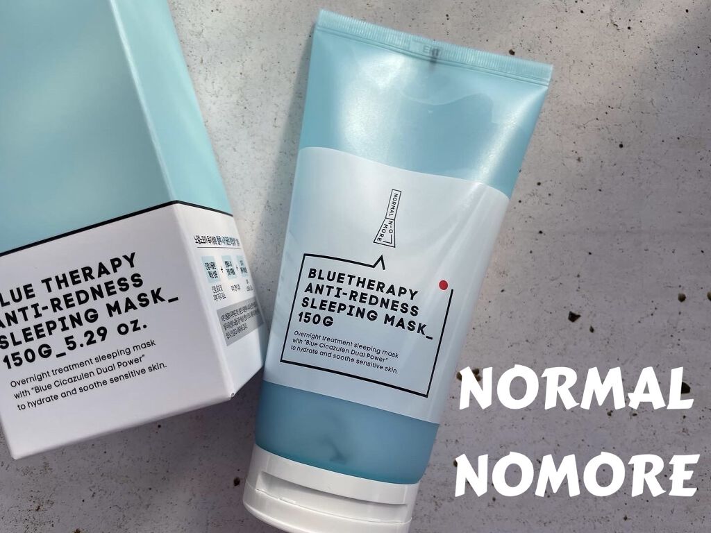 ブルーセラピー アンチレッドネススリーピングマスク/NORMAL NOMORE/シートマスク・パックを使ったクチコミ（1枚目）
