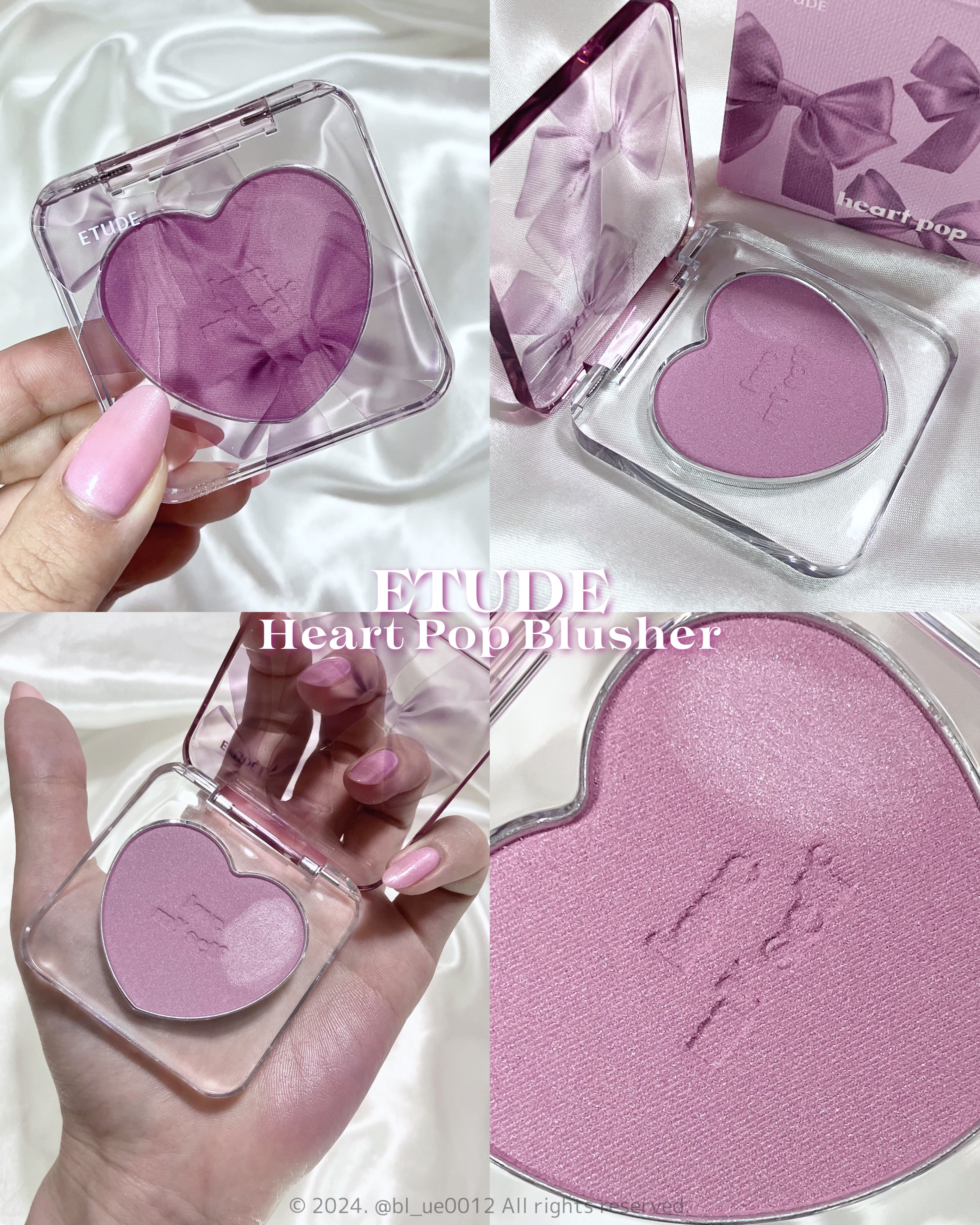 ハートポップブラッシャー｜ETUDEの口コミ - ふわっと透明感*誕生