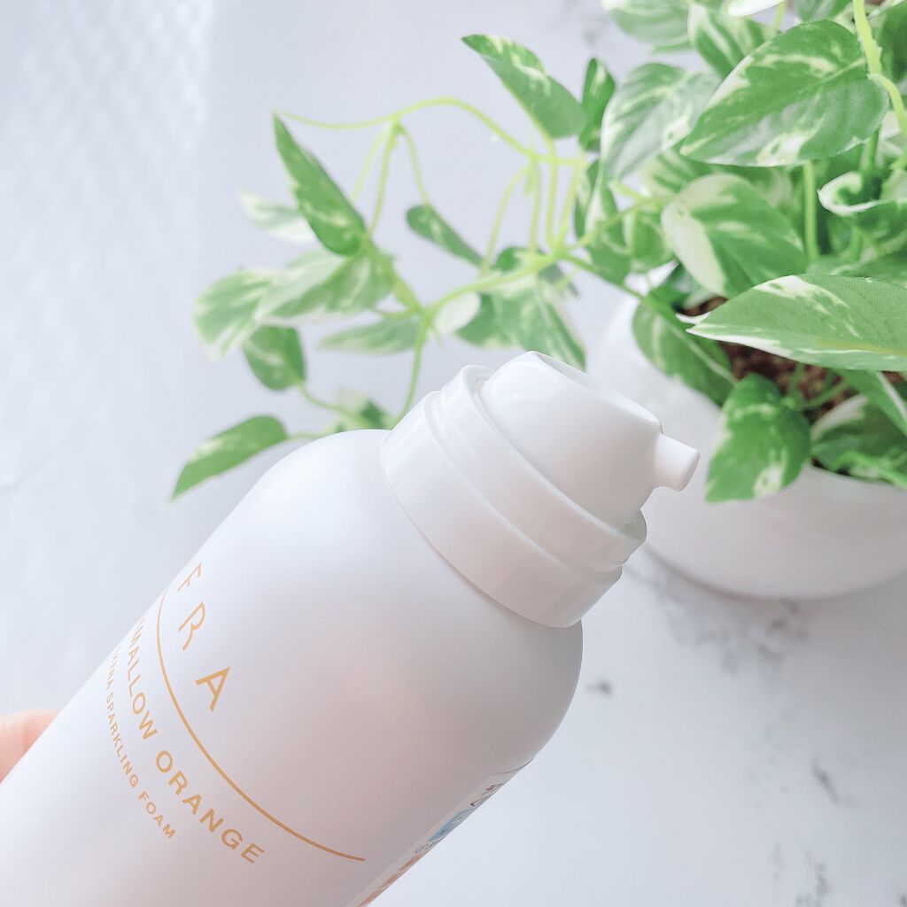 マシュマロオレンジクール/RAFRA/泡洗顔を使ったクチコミ（2枚目）