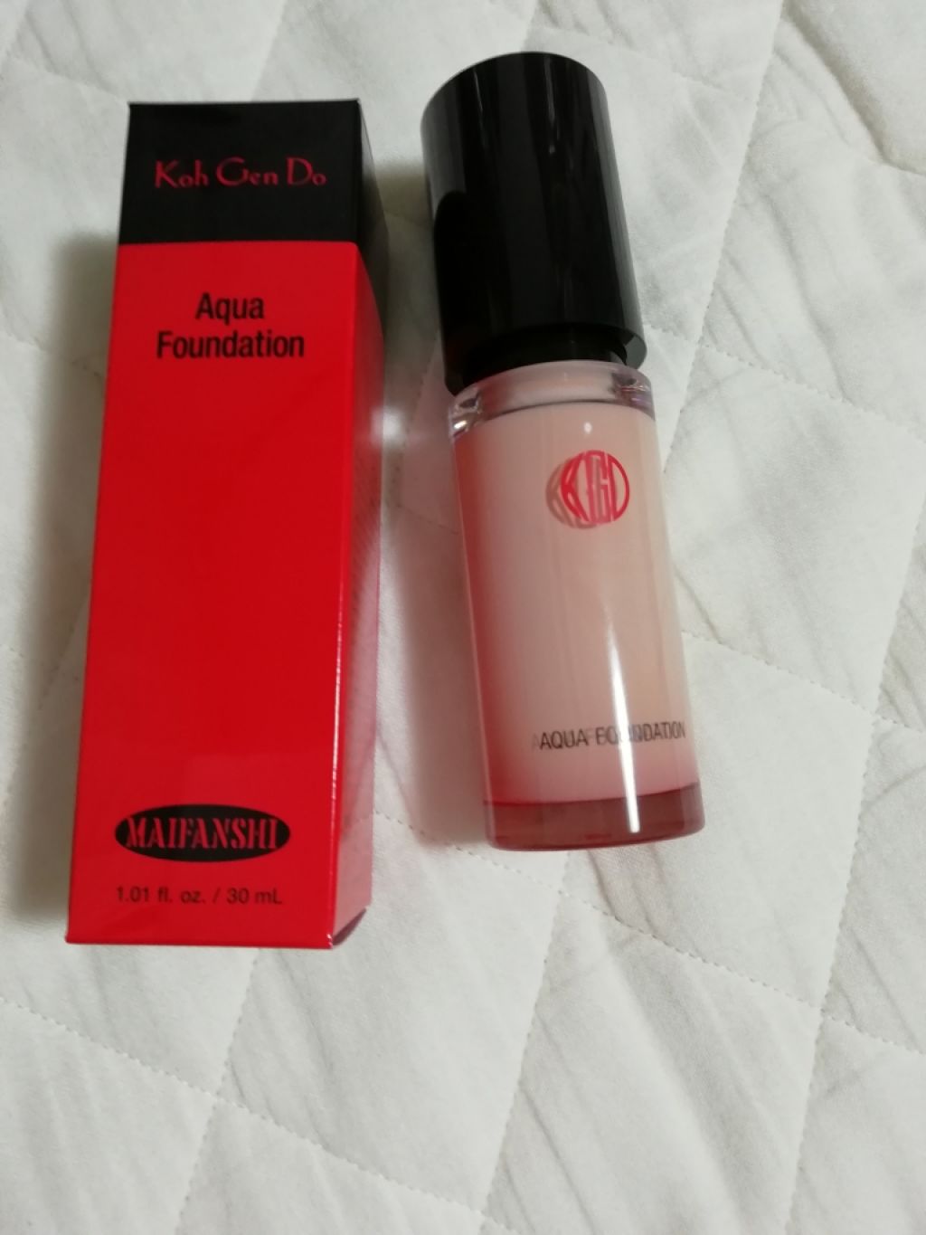 マイファンスィー アクアファンデーション/Koh Gen Do/リキッドファンデーションを使ったクチコミ(1枚目)