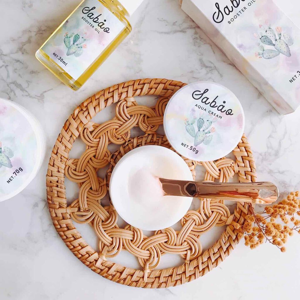 バランシング アクアクリーム/SABAO/フェイスクリームを使ったクチコミ(1枚目)