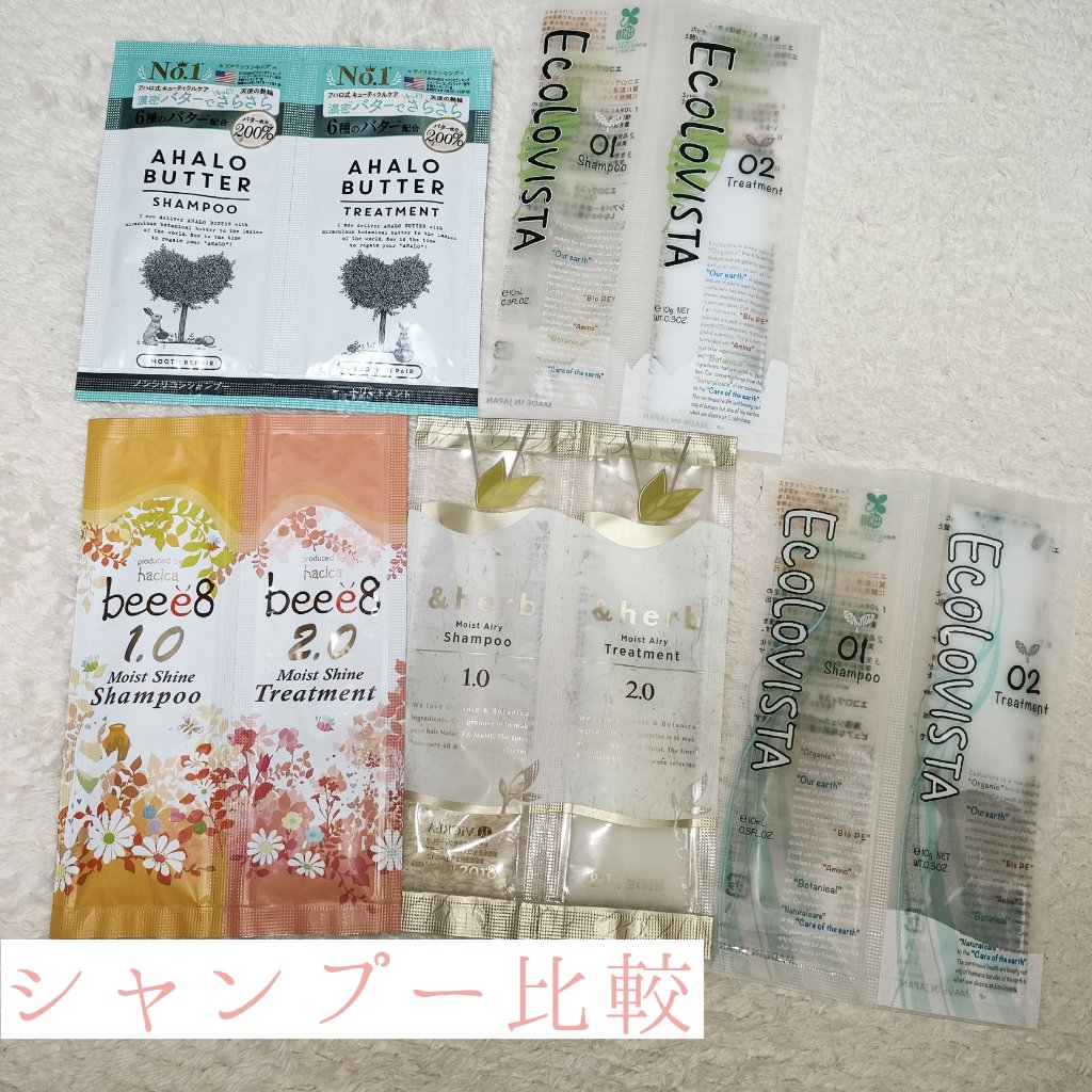 シャンプー／ヘアトリートメント お試し/ECOLOVISTA（エコロヴィスタ）/市販シャンプーを使ったクチコミ（1枚目）