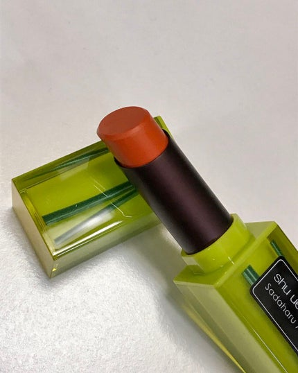 ルージュ アンリミテッド マット/shu uemura/口紅を使ったクチコミ(2枚目)