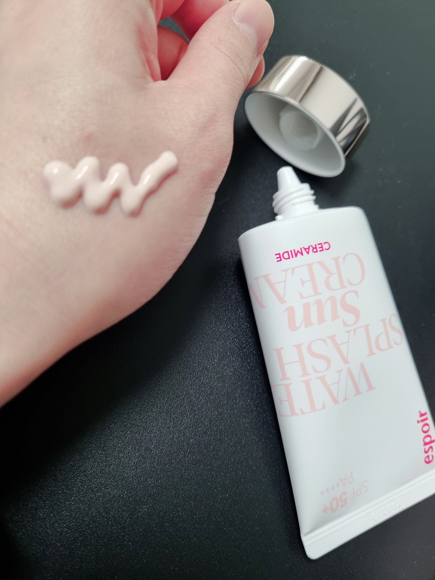 ウォータースプラッシュサンクリーム セラミド/espoir/日焼け止めクリームを使ったクチコミ(2枚目)