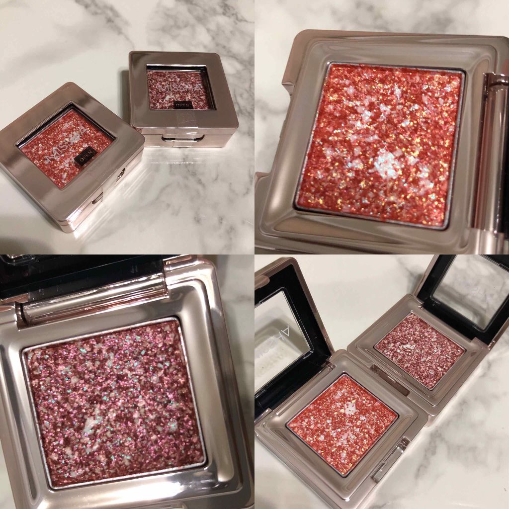 グリッタープリズム シャドウ/MISSHA/グリッターを使ったクチコミ（3枚目）