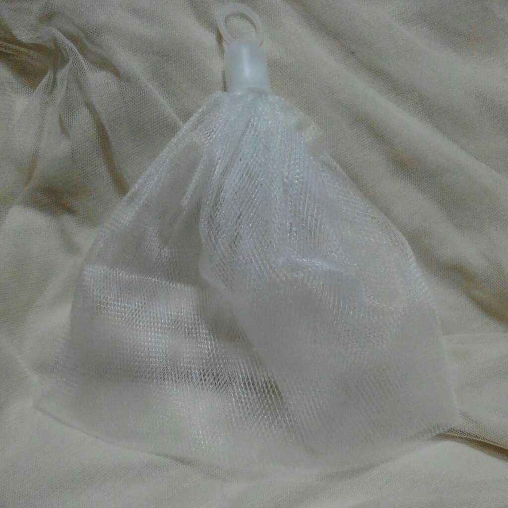 洗顔用泡立てネット/無印良品/その他スキンケアグッズを使ったクチコミ（2枚目）