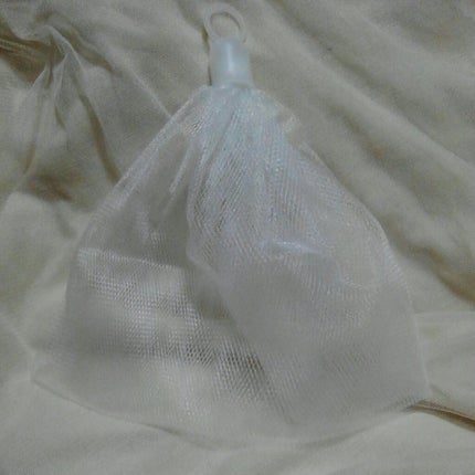 洗顔用泡立てネット/無印良品/その他スキンケアグッズを使ったクチコミ(2枚目)