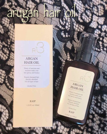 【ヘアケア】
｢R3 ARGAN HAIR OIL Original  100ml
                       （アルガントリートメントオイル）｣【値段】￥1299(3個入り)(Qoo