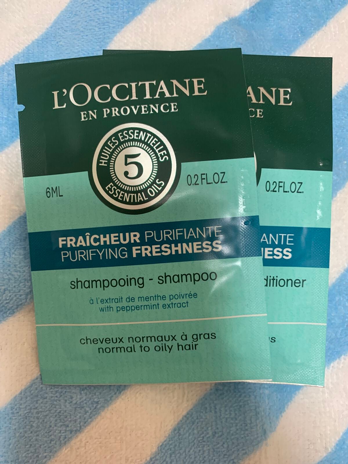 ファイブハーブス ピュアフレッシュネス シャンプー/コンディショナー/L'OCCITANE/市販シャンプーを使ったクチコミ(1枚目)