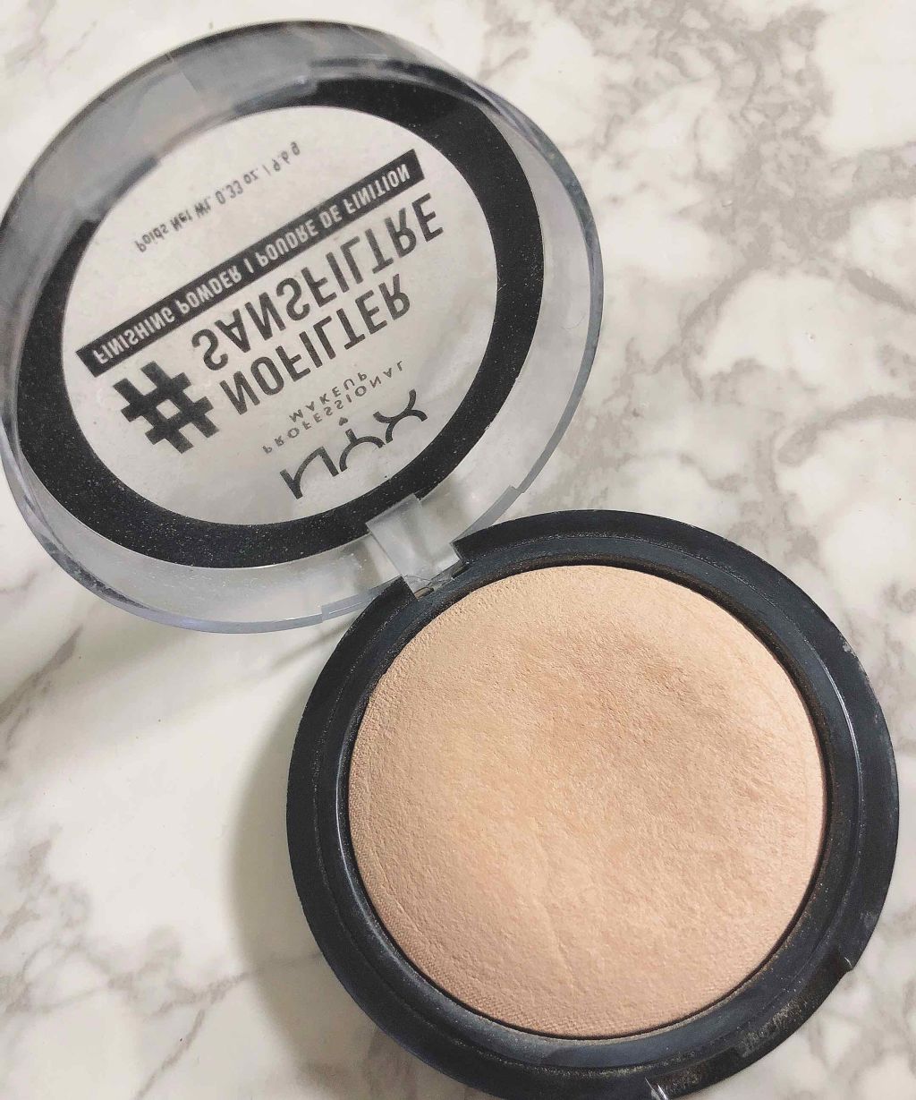 #ノーフィルター フィニッシングパウダー/NYX Professional Makeup/プレストパウダーを使ったクチコミ（2枚目）