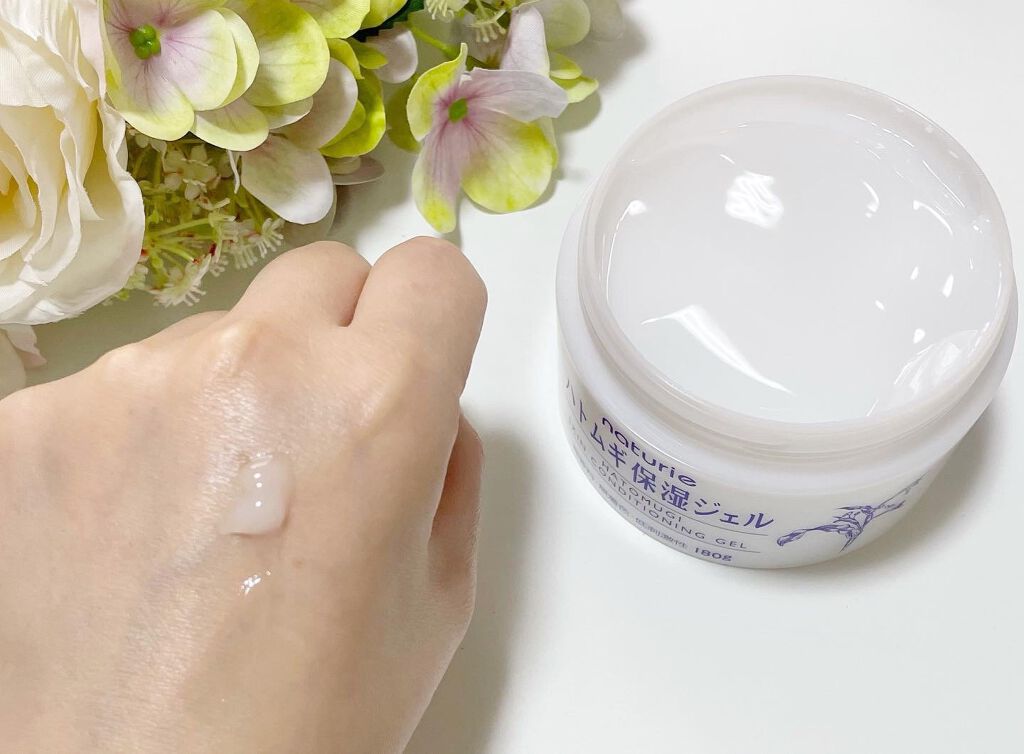 ハトムギ保湿ジェル(ナチュリエ スキンコンディショニングジェル)/ナチュリエ/美容液を使ったクチコミ（3枚目）
