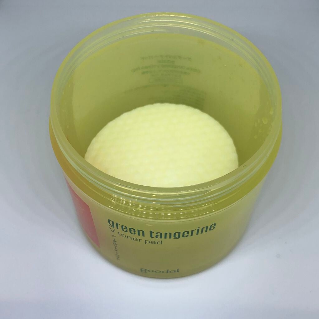 グリーンタンジェリン ビタCダークスポットケアパッド/goodal/トナーパッドを使ったクチコミ(3枚目)