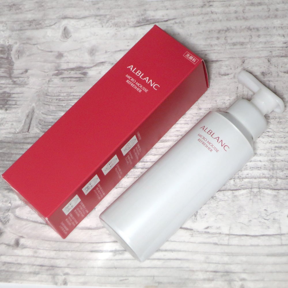 マイクロムース リフレッシャー/ALBLANC/泡洗顔を使ったクチコミ(1枚目)