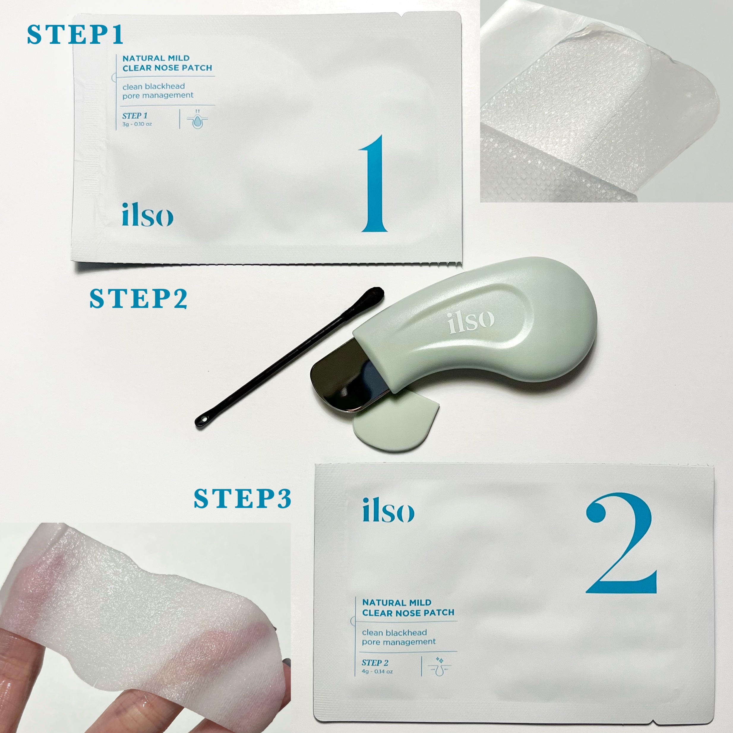 ナチュラルマイルドクリアノーズパック/ilso/シートマスク・パックを使ったクチコミ（3枚目）