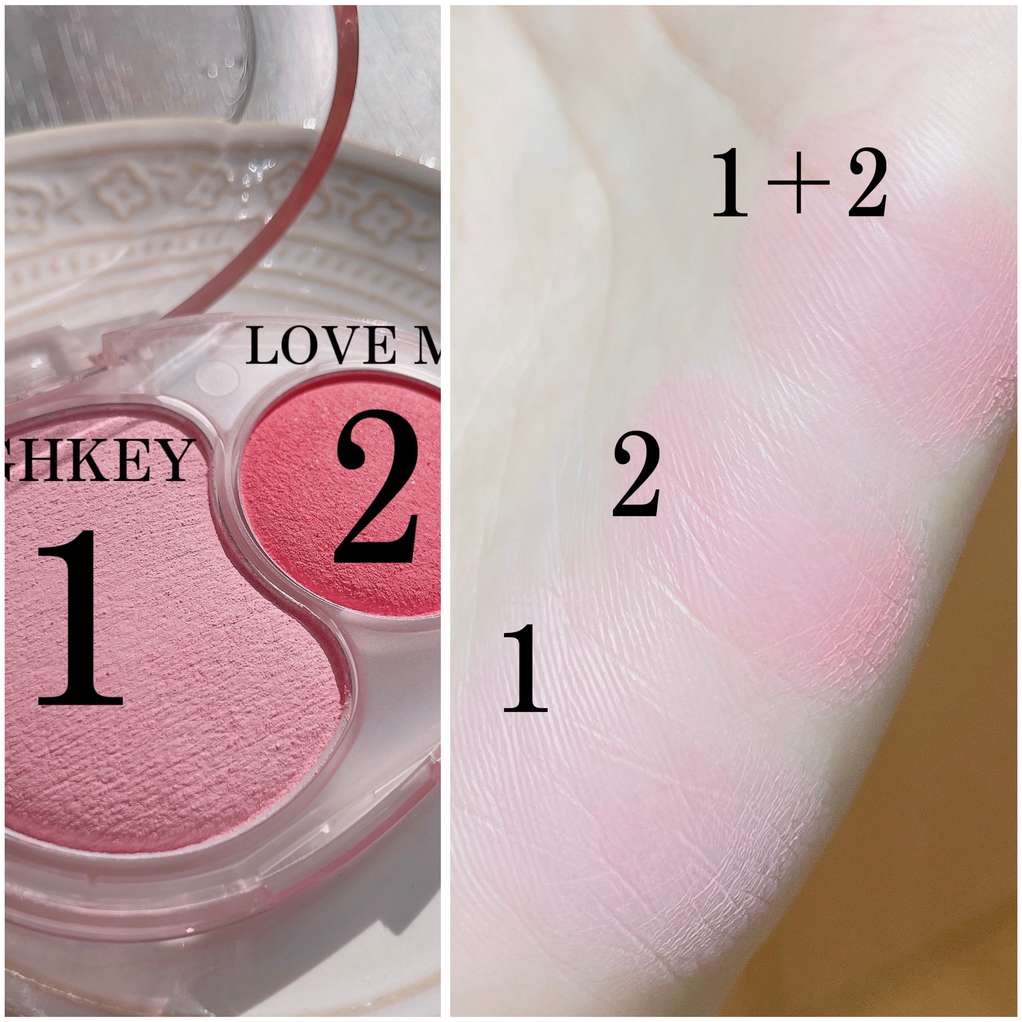 デュアルチークメロウ/fwee/ジェル・クリームチークを使ったクチコミ（3枚目）