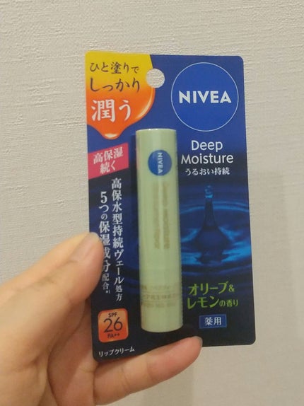 ニベア ディープモイスチャーリップ/ニベア/リップクリームを使ったクチコミ(1枚目)
