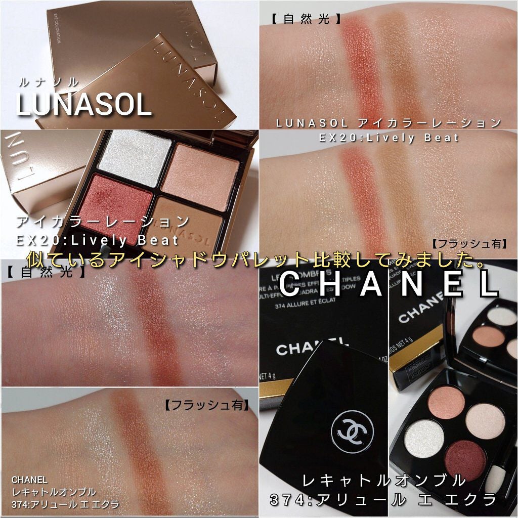 レ キャトル オンブル/CHANEL/アイシャドウパレットを使ったクチコミ(9枚目)