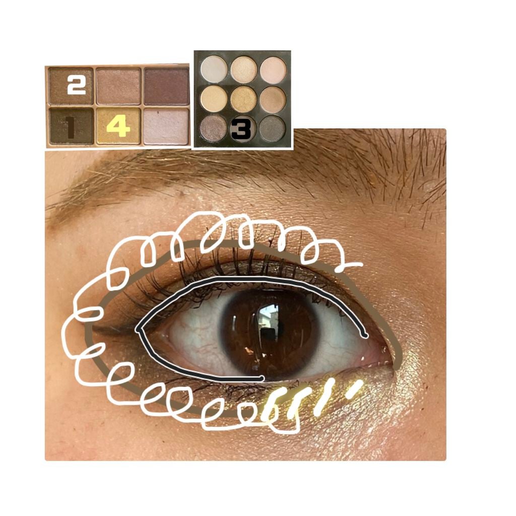 スモール アイシャドウ×9/M・A・C/アイシャドウパレットを使ったクチコミ(2枚目)