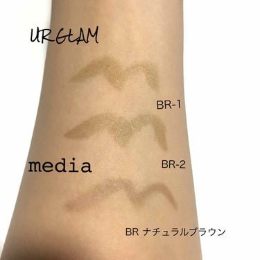 UR GLAM　EYEBROW POWDER/U R GLAM/パウダーアイブロウを使ったクチコミ（2枚目）