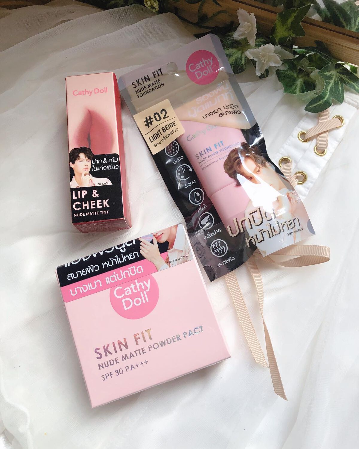 リップアンドチーク ヌードマットティント/CathyDoll/リップティントを使ったクチコミ(9枚目)