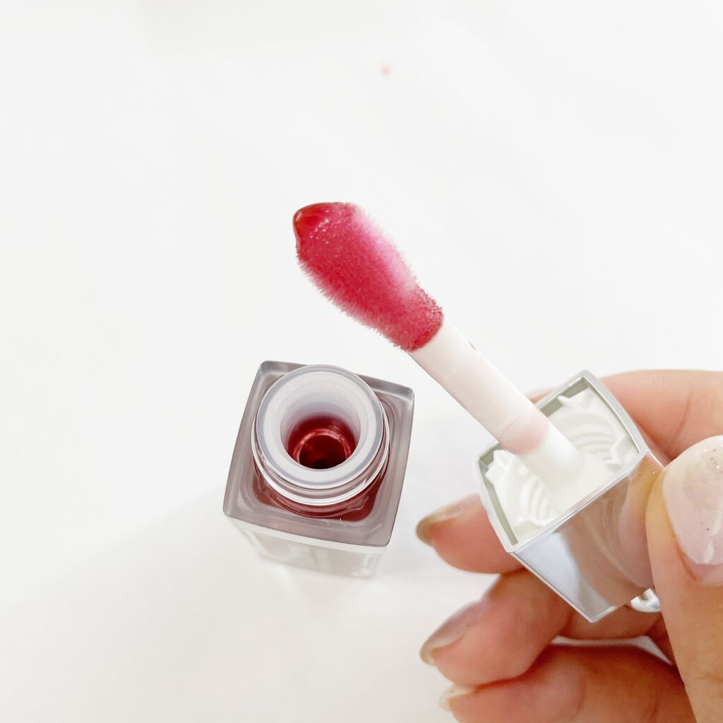 ディオール アディクト リップ グロウ オイル 020 マホガニー  （生産終了）/Dior/リップグロスを使ったクチコミ（3枚目）