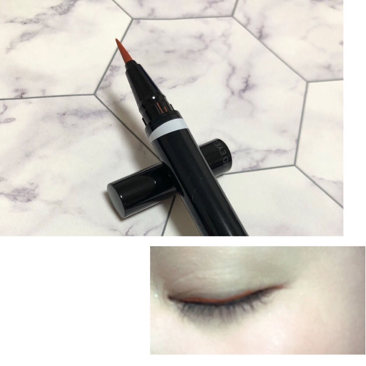 カネボウ デュアルアイライナー(カラー)/KANEBO/リキッドアイライナーを使ったクチコミ(3枚目)