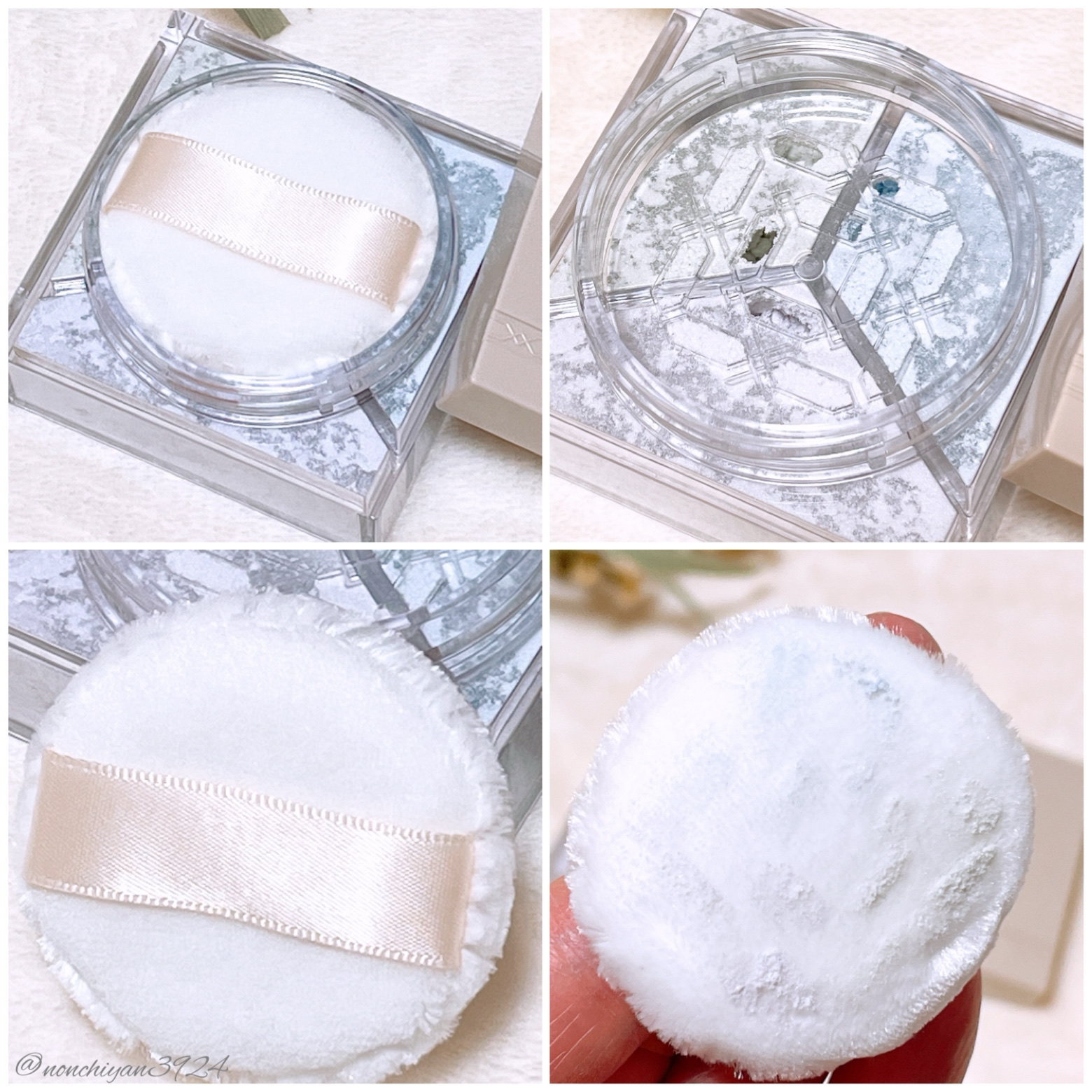 トリニタス グロウ パウダー/Visée/ルースパウダーを使ったクチコミ（2枚目）