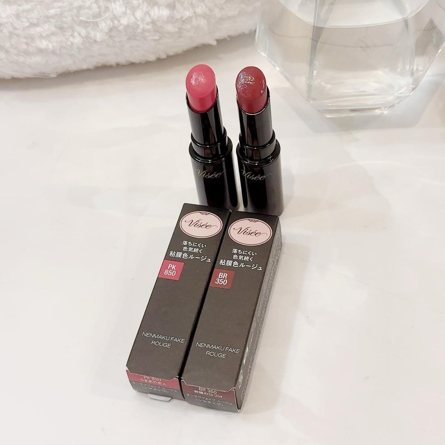 ネンマクフェイク ルージュ/Visée/口紅を使ったクチコミ(3枚目)