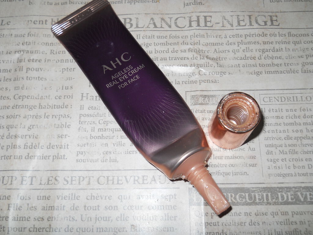 エイジレス リアル アイクリーム フォーフェイス/AHC/アイケア・アイクリームを使ったクチコミ（1枚目）