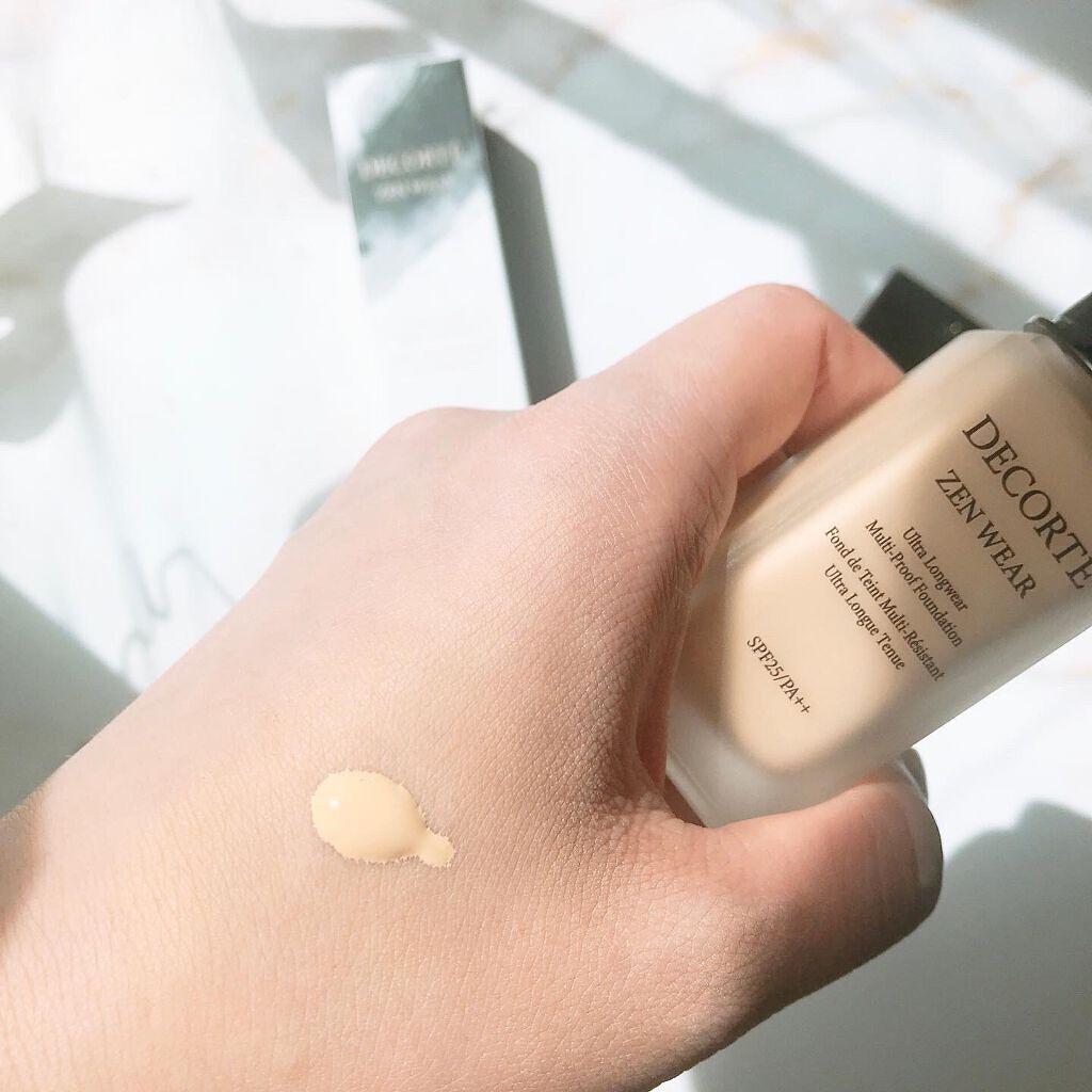 ゼン ウェア フルイド/DECORTÉ/リキッドファンデーションを使ったクチコミ（3枚目）