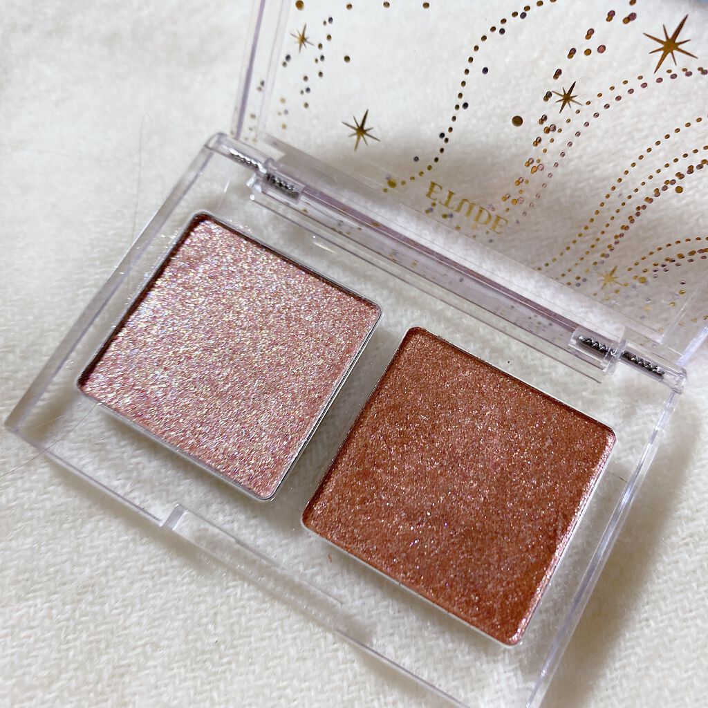 グリッタースノー エアームースアイズパレット/ETUDE/アイシャドウパレットを使ったクチコミ（2枚目）