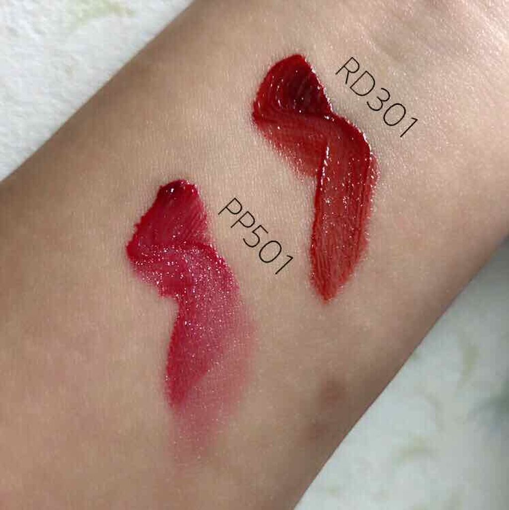 シャインシックリップラッカー/ETUDE/リップグロスを使ったクチコミ(3枚目)