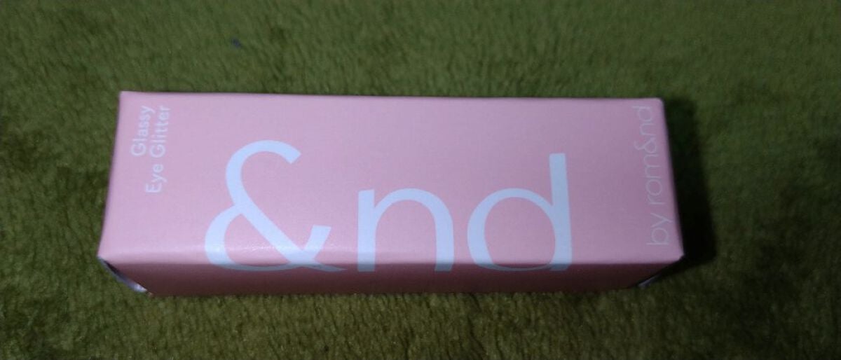 アンドバイロムアンド グラッシーアイグリッター/&nd by rom&nd/グリッターを使ったクチコミ(1枚目)