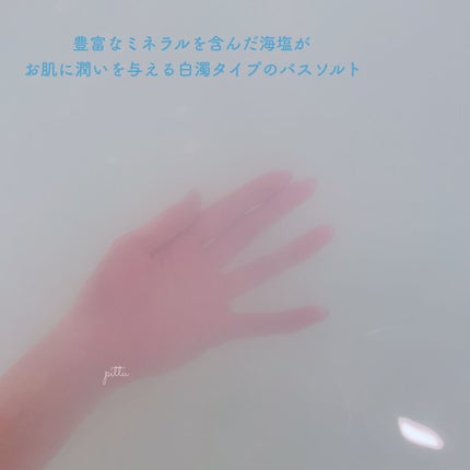 ウィンタープレジャー バスソルト/ハウス オブ ローゼ/入浴剤を使ったクチコミ(4枚目)