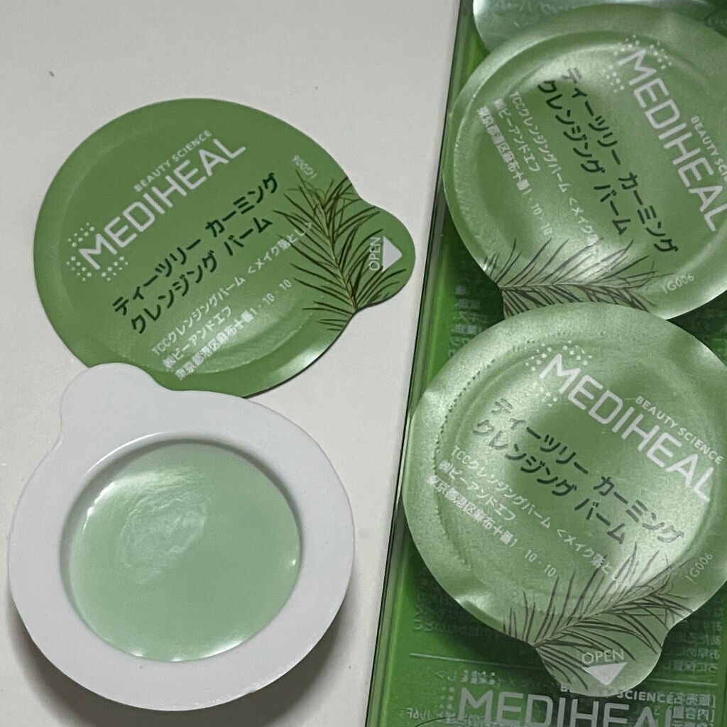 ティーツリーカーミングクレンジングバーム/MEDIHEAL/クレンジングバームを使ったクチコミ(2枚目)