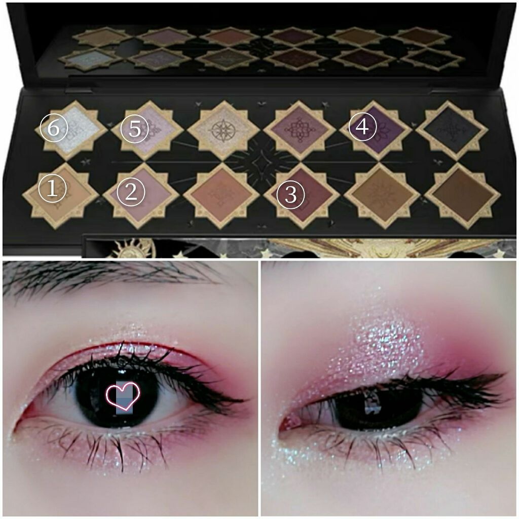 リトルエンジェル12色アイシャドウパレット/FlowerKnows/アイシャドウパレットを使ったクチコミ(5枚目)