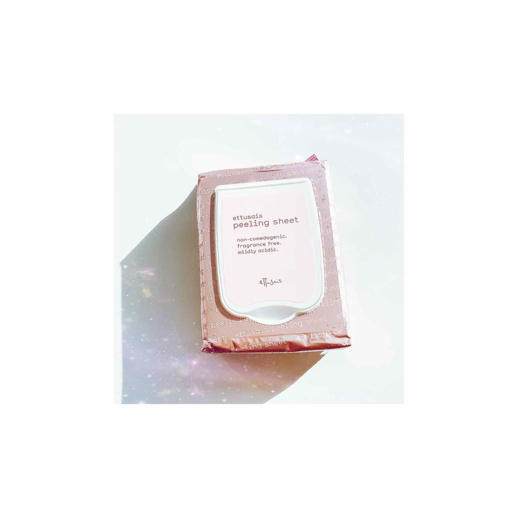 ふきとりピーリングシートN/ettusais/ピーリングを使ったクチコミ(2枚目)