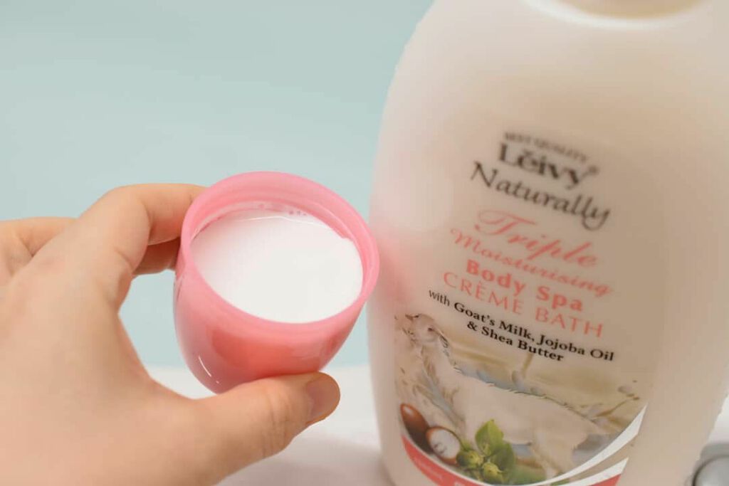 レイヴィー クリームバス ゴートミルク 1000ml/Leivy/保湿系入浴剤を使ったクチコミ(1枚目)