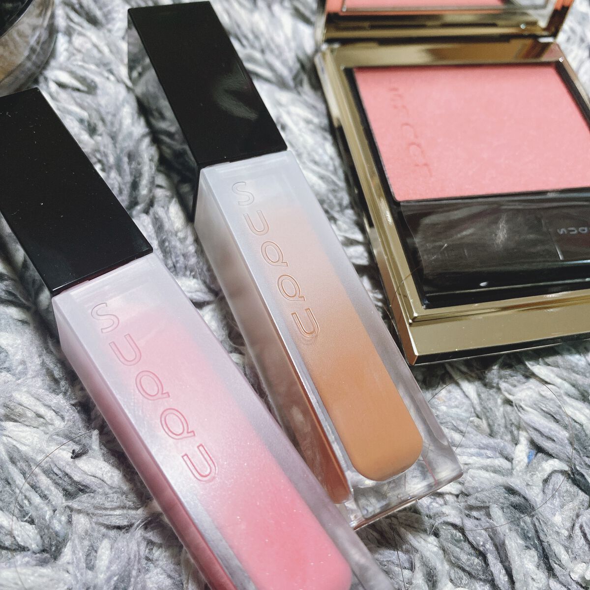 メルティング パウダー ブラッシュ/SUQQU/パウダーチークを使ったクチコミ（1枚目）