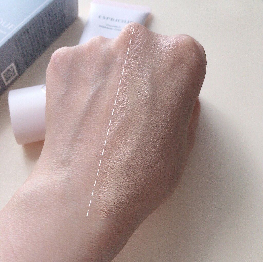 コンフォート メイククリーム〈色つき美容クリーム〉/ESPRIQUE/化粧下地を使ったクチコミ（3枚目）