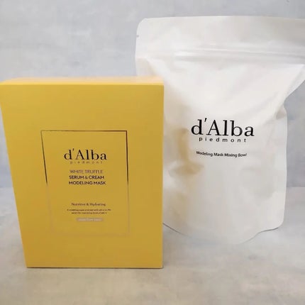 ホワイトトリュフセラムアンドクリームモデリングマスク/ダルバ/洗い流すパック・マスクを使ったクチコミ(5枚目)