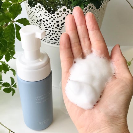 センシティブ スキン ウォッシングフォーム/OSAJI/泡洗顔を使ったクチコミ(4枚目)