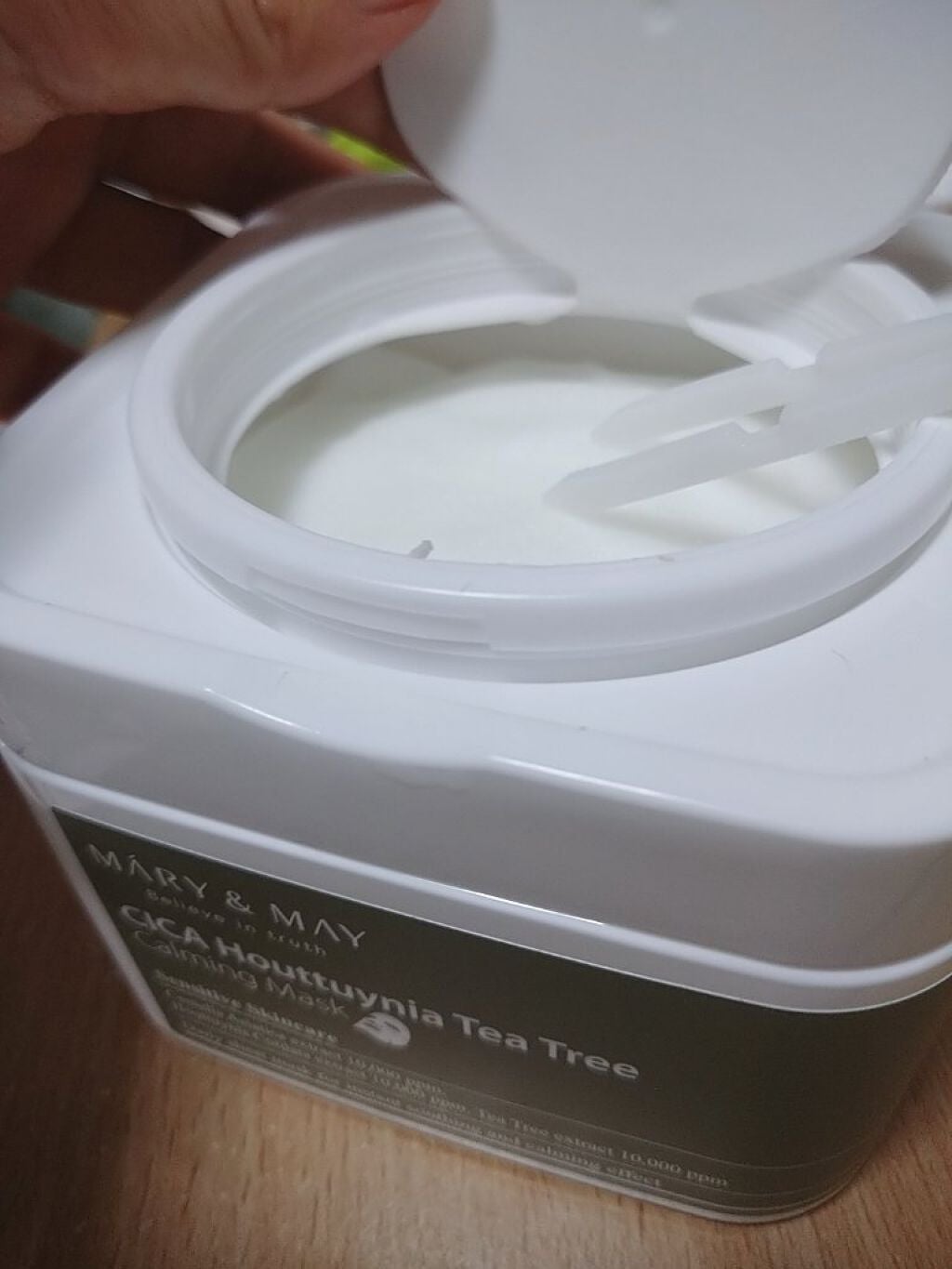 シカドクダミ+ティーツリーカーミングマスク/MARY&MAY/シートマスク・パックを使ったクチコミ(2枚目)