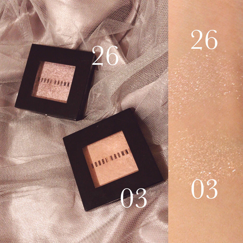 スパークル アイシャドウ 26 シルバーライラック/BOBBI BROWN/単色アイシャドウを使ったクチコミ（2枚目）