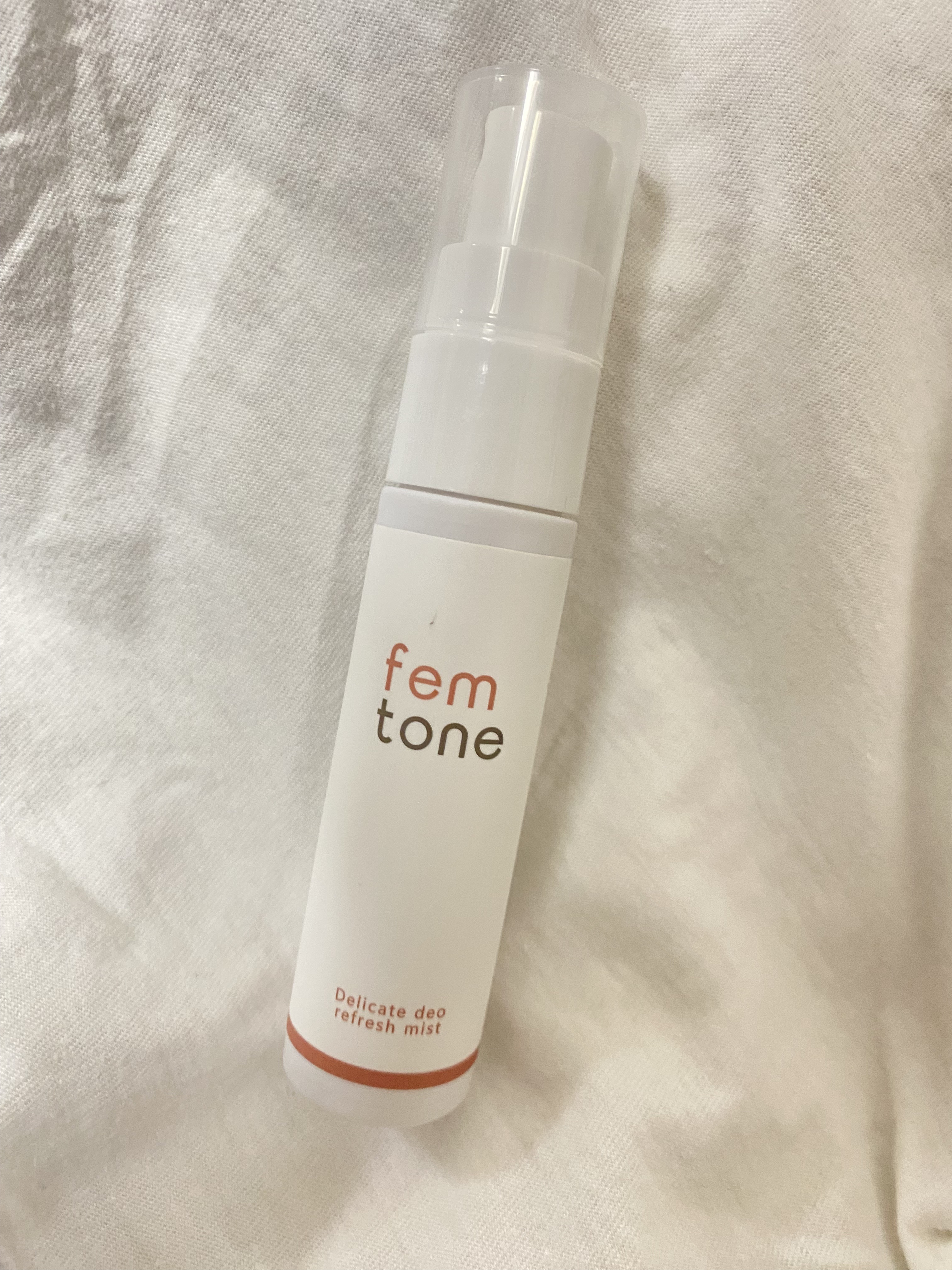 デリケートデオ リフレッシュミスト/fem tone/デリケートゾーンケアを使ったクチコミ（1枚目）