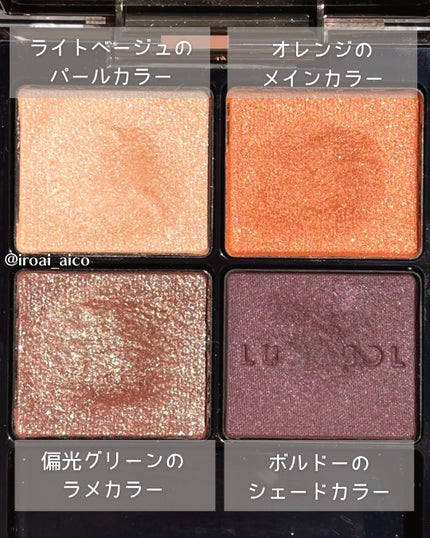 アイカラーレーション/LUNASOL/アイシャドウパレットを使ったクチコミ(3枚目)