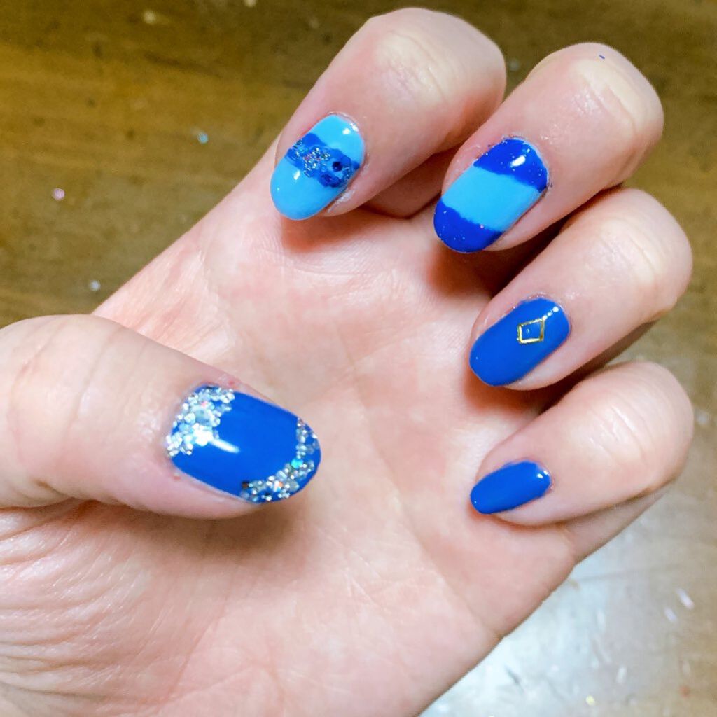 ジェルネイル（ライト対応）/セリア/ジェルネイルを使ったクチコミ（1枚目）