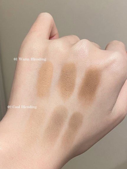 Vカットブレンディングシェーディング/dasique/シェーディングを使ったクチコミ(4枚目)