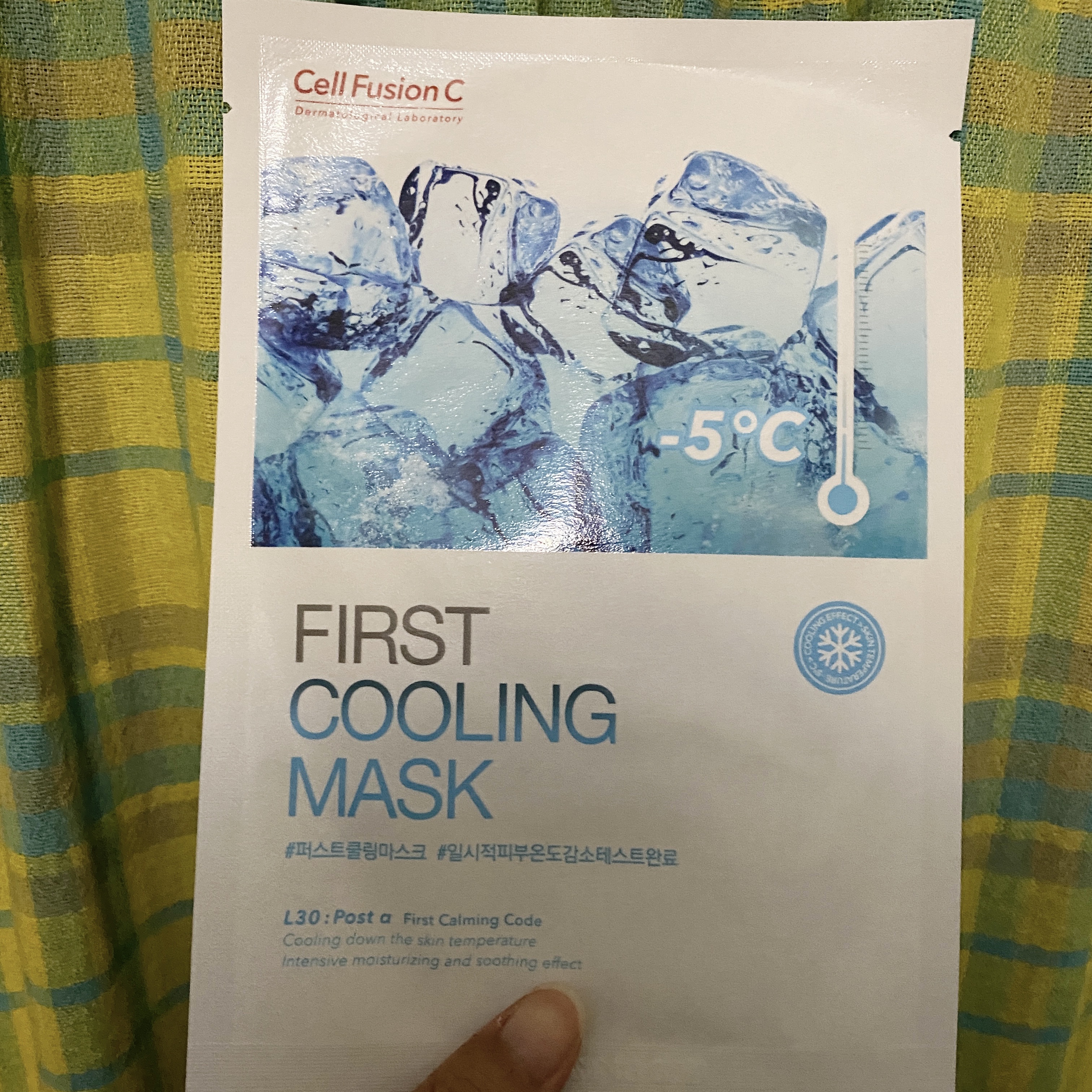 ファーストクーリングマスク 1枚/Cell Fusion C(セルフュージョンシー)/シートマスク・パックを使ったクチコミ（1枚目）