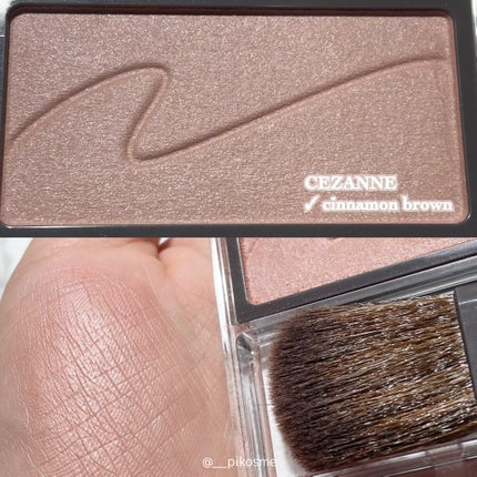 チークブラッシュ/CEZANNE/パウダーチークを使ったクチコミ(2枚目)